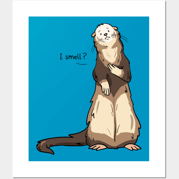 Ferret Wall Art by Otterlyalice